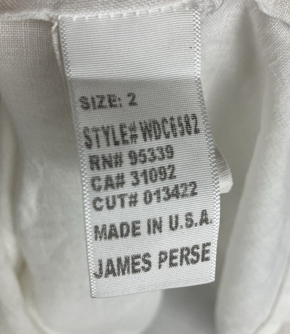Standard James Perse 100% Linen Shirt Dress Tunic Sz 2 (Women's 4-6) Minimalist - Picture 6 of 7